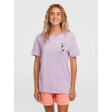 O'neill Majica pastelno rumena / sivka / losos / črna | Shoptok.si