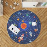 Conceptum Hypnose Woopamuk107 navy blue rug (100 x 100) Cene