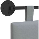  Držeće uzglavlje Zidne Svijetlo siva 90 x 55 x 5 cm tkanina - Svjetlosiva 80 cm bez LED | shoptok.hr