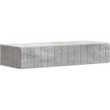 Stolna montirana na zid Betonska siva 87,5 x 34,5 x 17 cm | shoptok.hr