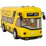 YELLOW City Bus With Friction Drive 1:18 | shoptok.hr