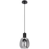 Candellux Lighting Tamno siva viseća svjetiljka sa staklenim sjenilom ø 16 cm Udin – | shoptok.hr
