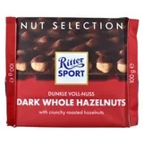 čokolada dark whole hazelnuts 100G