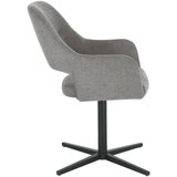 MID.YOU NASLANJAČ, les, kovina, tekstil siva | Shoptok.si