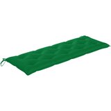  Klupa Batavia sa zelenim jastukom 150 cm od masivne tikovine | shoptok.hr