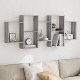 vidaXL Zidna polica boja hrasta sonome 159x18x65 cm konstruirano drvo Cijene