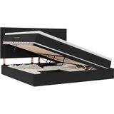  s madracem i skladištem Crna 200 x 200 cm Baršun | shoptok.hr