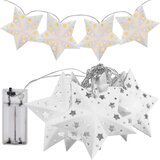 Tutumi Svjetla za božićno drvce Garland LED papirnate zvijezde CD008 | shoptok.hr