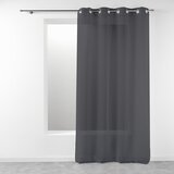 Douceur d intérieur Antracitno siva prozirna zavjesa 140x280 cm Telma – | shoptok.hr