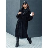 DStreet Women's winter coat GLAMFUR long fur black | Shoptok.si