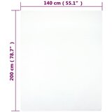  Plahte s gumicom od žerseja 2 kom bijele 140x200 cm pamučne | shoptok.hr