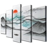 Wallity Slike u setu od 5 kom 20x50 cm - Cijene