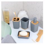 Tendance DOZATOR ZA SAPUN PISA 380 ML GUMA/BAMBUS, SIVI | shoptok.hr