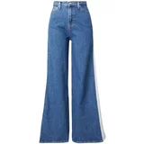 Tommy Jeans Kavbojke 'CLAIRE' modra / temno rdeča / bela
