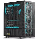Stars Solutions Kuciste Stars Solution B01 Crno, Metal Mesh, 4x 12cm ARGB Cene