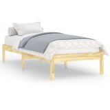  Posteljni okvir trden les 75x190 cm, (20904293) | Shoptok.si