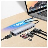 Manhattan USB-C PD 7-in-1 4K Multiport Hub Cene