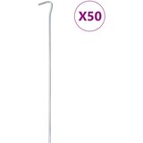  Klinovi za šator 50 kom 30 cm Ø 7 mm od pocinčanog čelika | shoptok.hr