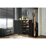 XORA omara za čevlje antracit, barve hrasta | Shoptok.si