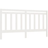 Maison Chic posteljno vzglavje - vzglavna omarica - nočna omarica belo 206x4x100 cm trdna borovina, (21706506) | Shoptok.si