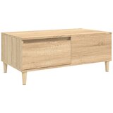 Maison Chic Klubska mizica - kavna mizica - Nizka mizica sonoma hrast 90x50x36,5 cm inženirski les, (21752850) | Shoptok.si