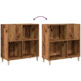 Ormarić omara za plošče iz starega lesa 84,5x38x89 cm inženirski les | Shoptok.si