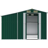  Vrtno spremište zeleno 277 x 279 x 179 cm od pocinčanog čelika | shoptok.hr