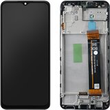 Samsung Original Galaxy A23 5G crn zaslon s steklom na dotik, servisni paket, (21733369) Cene