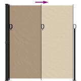 Bočna tenda na uvlačenje smeđesiva 220 x 500 cm | Eponuda.ba