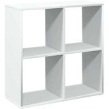 vidaXL Sobna pregrada / regal za knjige bijeli 69,5x29x69,5 cm drveni | shoptok.hr