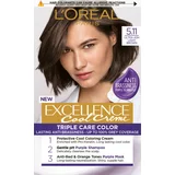 L'Oréal Paris barva za lase - EXCELLENCE Cool Cremes - 5.11 Ultra Ash Light Brown