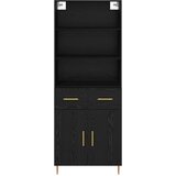  Highboard Crni hrast 69,5 x 34 x 180 cm Konstruirano drvo | shoptok.hr