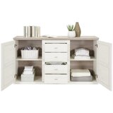 Hom`in KOMODA, siva, bela | Shoptok.si