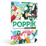 Poppik Poster za bojenje: Tropska džungla Cene