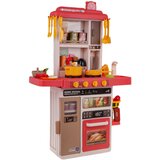  Otroška kuhinja za igro Kitchenette z zvočnimi, svetlobnimi in vodnimi učinki - 50 elementov - roza | Shoptok.si