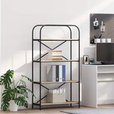 vidaXL Polica sonoma hrast 80 x 30 x 146 cm Konstruirano drvo | shoptok.hr