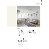  Redo 01-1577 - Luster na šipci EDISON 5xE27/42W/230V, prečnik 53 cm, crna/bakrena | Eponuda.com