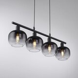 Just LIGHT. 15421-18 - Luster na sajli ZEA 4xE14/25W/230V crna | Eponuda.com