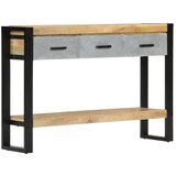 vidaXL Konzolna mizica 110x30x76 cm trden neobdelan mangov les Cene