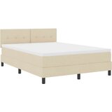  s opruga kutije s uzglavljem Krema 190 x 140 cm tkanina | shoptok.hr