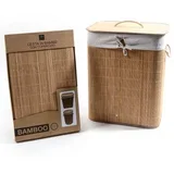 Zložljiva košara za perilo Bamboo 40x30xh50cm / les, blago, (5000197970)