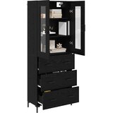  Highboard 2 kom. Crni hrast 69,5 x 34 x 180 cm | shoptok.hr