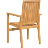  Vrtni stoli 6 kosov 56,5x57,5x91 cm trdna tikovina, (20804209) | Shoptok.si