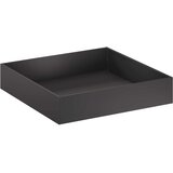 Vrtna saksija 2 kom. Crna 100 x 100 x 20 cm Čelična vrata | shoptok.hr