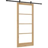  Klizna vrata ORKDAL 93 x 211 cm Masivna borovina i staklo | shoptok.hr