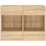  Zidni TV ormarić s LED svjetlima boja hrasta 78,5x30x60,5 cm | shoptok.hr