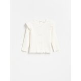 Reserved Top s volanima - krem Cijene