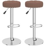 Furnova Barski stolčki 2 kosa rjavo blago, (21949105) | Shoptok.si