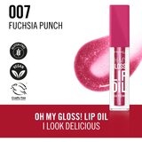 Rimmel London Oh My Gloss! Lip Oil ulje za usne s hidratantnim učinkom nijansa 007 Fuschia Punch 4.5 ml | shoptok.hr