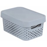 Curver Zaboj za shranjevanje Infinity (4,5 l, 27 x 19 x 12 cm, siva barva) | Shoptok.si